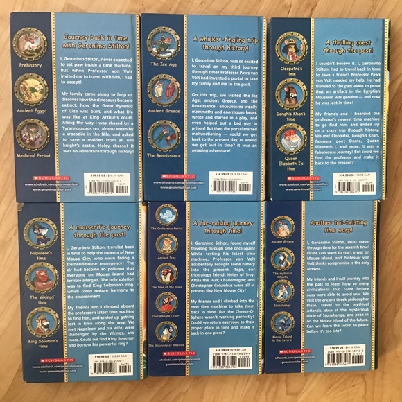 Geronimo Stilton books Journey Through Time series - Picture 3 of 5